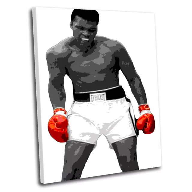 Muhammad Ali Boxing Canvas Wall Art Print Framed Picture 3 PREMIUM