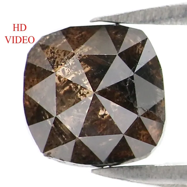 Natural Loose Cushion Shape Diamond, Brown Color Cushion Diamond, 1.15 CT KR2688