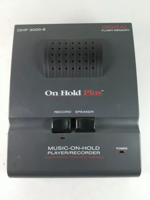 On-Hold Plus OHP 3000-8 Digital Flash Memory Music-On-Hold Player/Recorder sat12