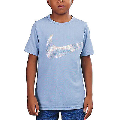 Nike Minilogo J T-shirt Celeste in Cotone da Bambino CJ7734-480 99615-L