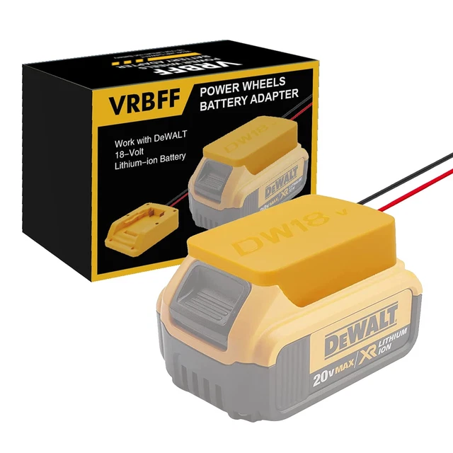Power Wheels Adapter for 20V 18V Dock Power Connector Battery ...