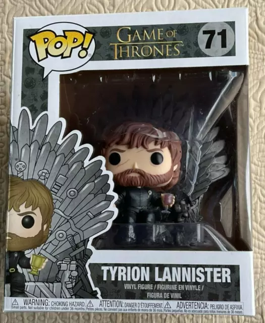 Funko Pop Game of Thrones Tyrion Lannister Iron Throne 6 inch #71 Vinyl Figure