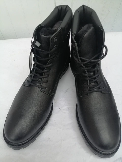 Bottes fourrée HOMME CUIR NOIR NEUVES POINTURE/41/42/43/44/46  PAS CHERES