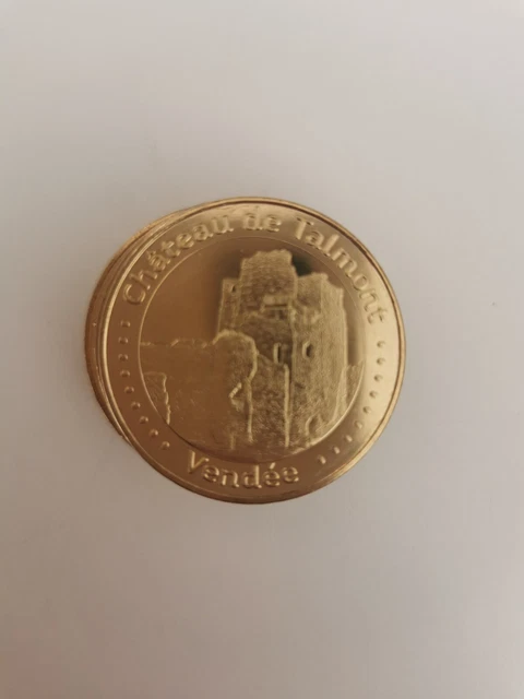 Médaille Jeton Touristique Monnaie De Paris Château de Talmont 2018