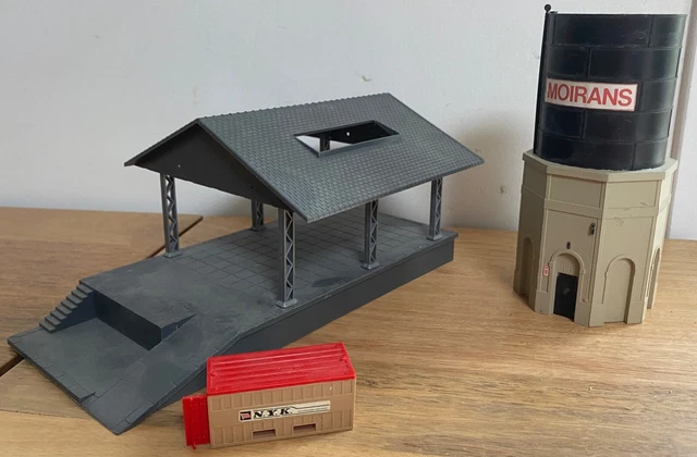 Maquette HO Jouef - Gare Villeneuve - Bâtiment Monté Avec éclairage - Occasion