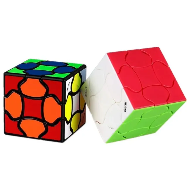 QiYi Petal 3x3 Magic Cube Tetraeder Puzzle Stickerless Black Puzzle Twist...