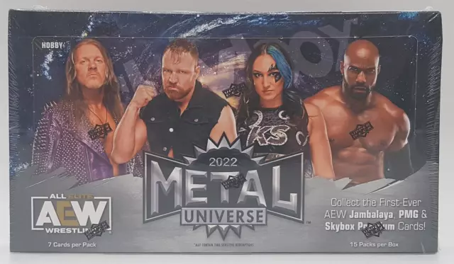 Upper Deck Aew Skybox Metal Universe Hobby Box 2022