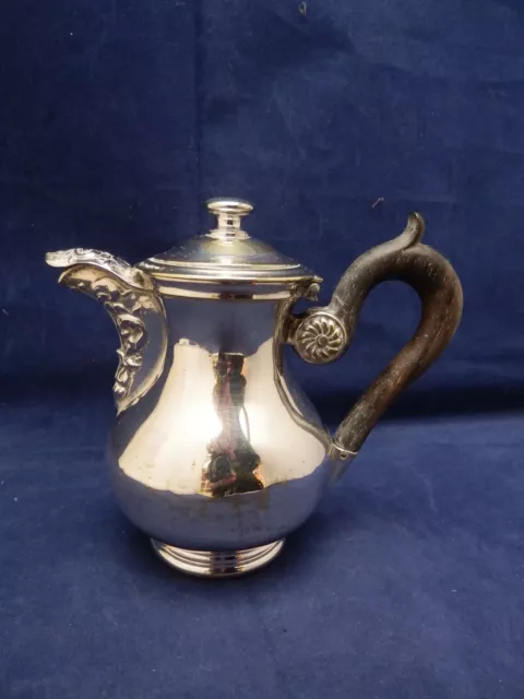 Petite Cafetière Verseuse égoïste Théière en Métal Argenté