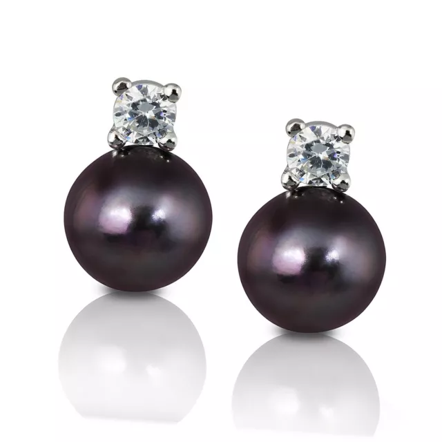 PartyPearl Mujer Pendientes Perlas + Embalaje 925 Plata Juego de Joyas PPO013S8