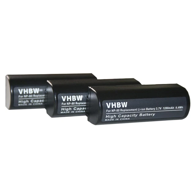 EXTENSILO 3x batteria compatibile con Fujifilm FinePix MX-6900