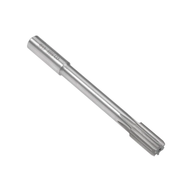 13mm HSS M35 Round Shank 6 Straight Flutes Machine Cutter Chucking Reamer