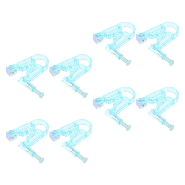 8 Pcs Acciaio Al Titanio Palo Kit Di Calibri Per Le Orecchie
