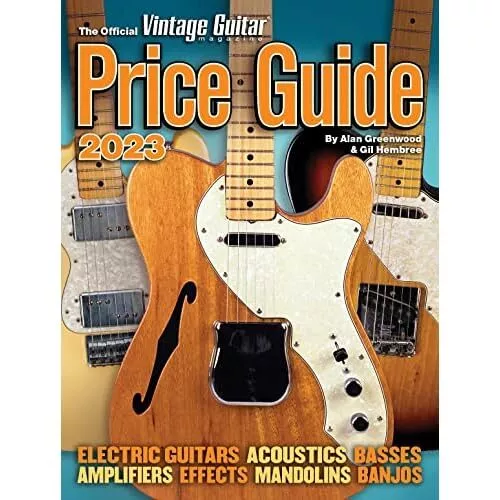 Official Vintage Guitar Magazine Price Guide 2023 - Paperback NEW Bonderud, Kare