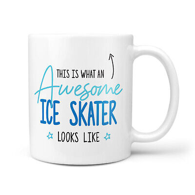 Questo è ciò che una fantastica ICE SKATER assomiglia a pattinare Regali Regalo Tazza