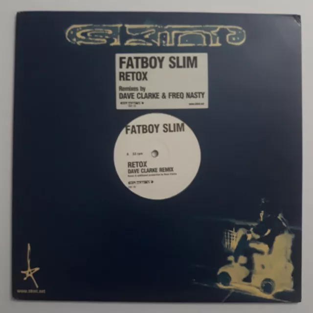 Remezclas de reintoxicación de vinilo Fatboy Slim de 12" de Dave Clarke & Freq Nasty Reino Unido 2002 Techno