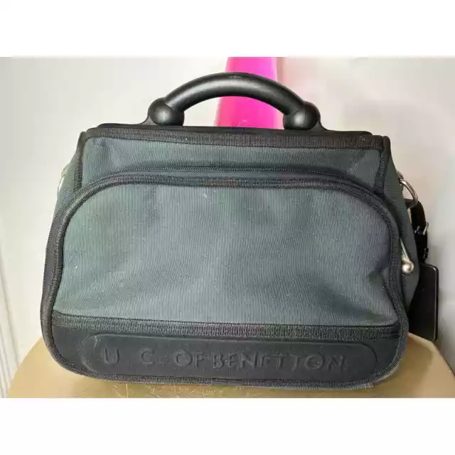 UNITED COLORS OF Benetton personal travel bag. Black. Used. $40.00 ...