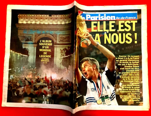 Finale coupe du monde 1998 (France 3 - 0 Brésil) - Zinedine