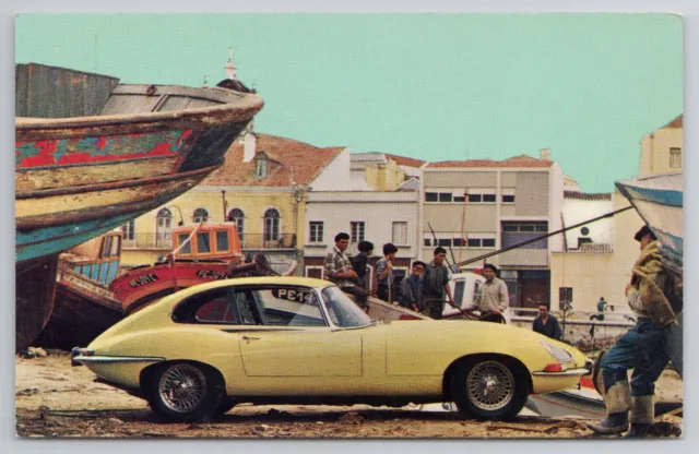 Postcard Jaguar XK-E 2 + 2 Family Coupe