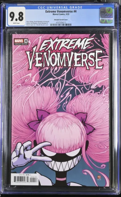 Extreme Venomverse #4 ~ Marvel 1:25 Okazaki Variant ~ 1st Venom Bloom ~ CGC 9.8