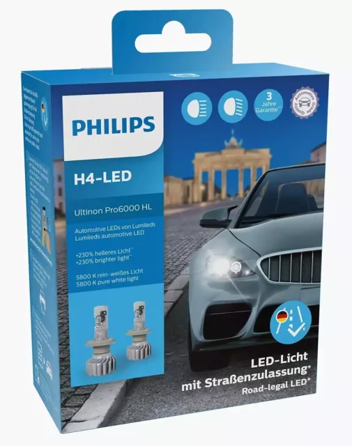 PHILIPS Ultinnon Pro6000 HL H4 LED