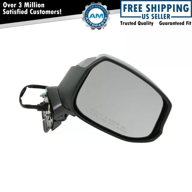 Mirror Power Heated Black Textured Passenger Side Right RH for 12-13 Honda Civic