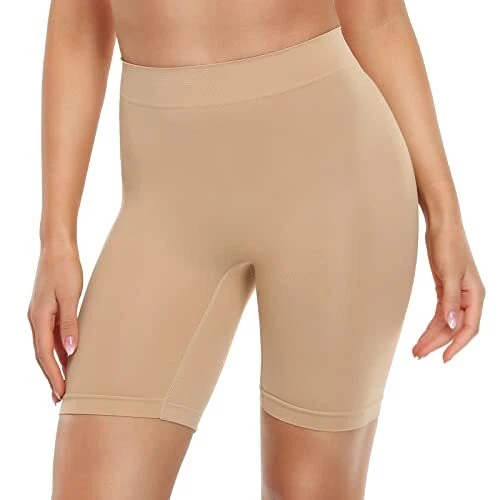 Slip Shorts Women Seamless Boyshorts Panties for Under Dresses Thigh Slimmer