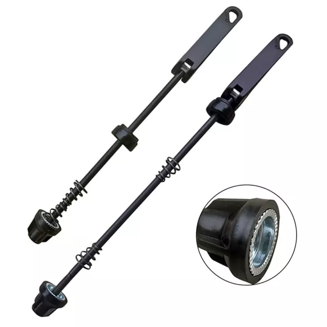 Durable and practical bicycle axis front and rear quick tension skewers