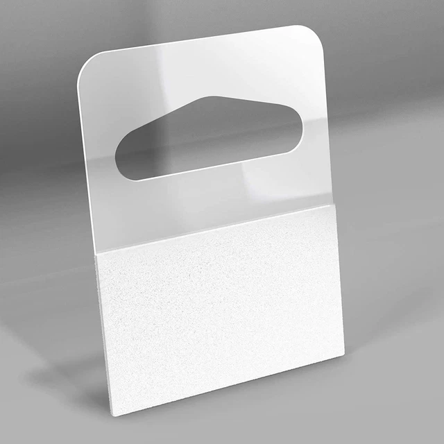 1-1/4" X 1-5/8" Slot Hole Hang Tags | 1000 Pack | Strong Self Adhesive Hang Tabs