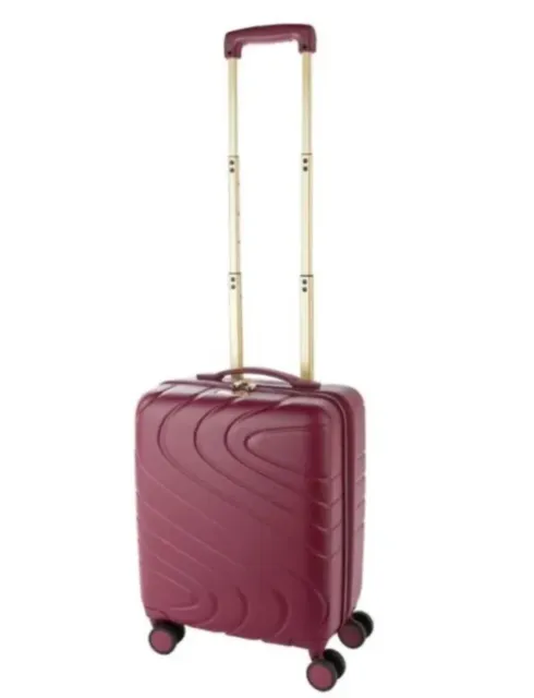 Samantha Brown Light Weight Hardside Spinner Carry-On Luggage 19"- Burgundy