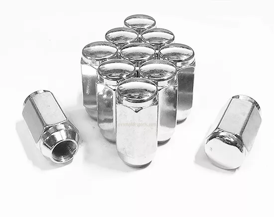 10 Left Hand Thread 1/2-20 Lug Nuts for Mopar Dodge Plymouth LH Lugnut B C Body
