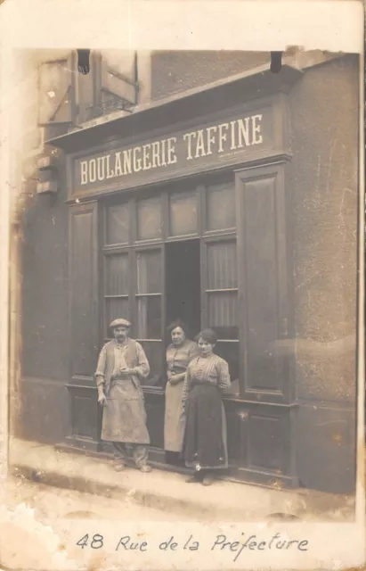 Cpa 11 Carcassonne / Carte Photo / Boulangerie Taffine / 48 Rue De La Prefecture