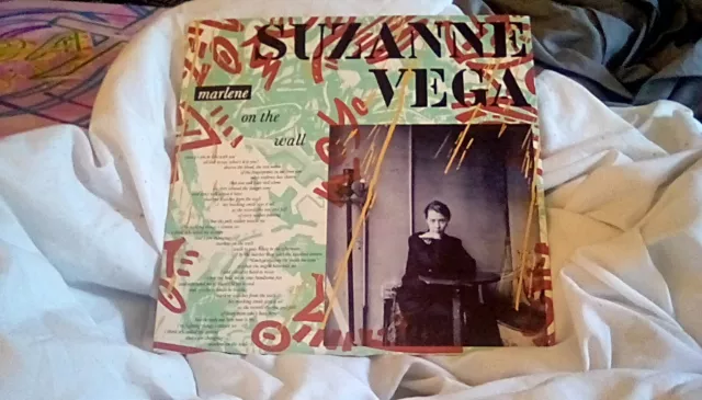 Suzanne Vega ‎– Marlene On The Wall - 10" 4 track Vinyl - AMY309 - 1986 Ex