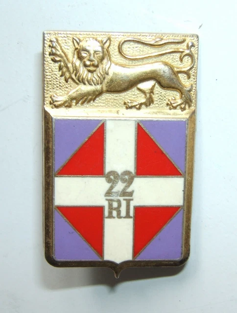 INSIGNE DU 22° REGIMENT D'INFANTERIE - Delsart EUR 5,00 - PicClick FR