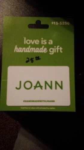 Joann gift card (Jo-Ann) Craft And Fabrics