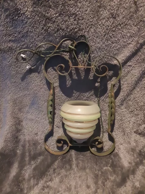 Tres Jolie lampe extérieure ancienne En Fer Forgé