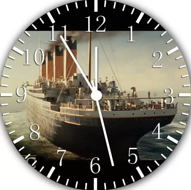 Titanic sans Cadre Silencieux Horloge Murale Nice Pour Cadeaux Ou Décor G26