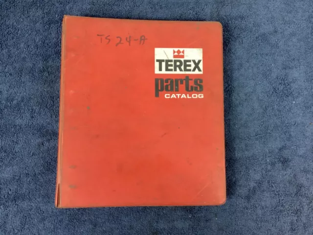 Terex S-24 Raspador Partes Catalog Manual