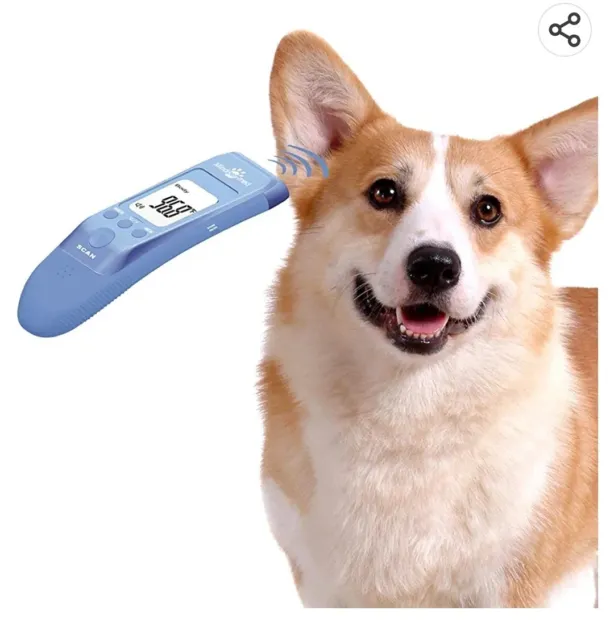 MIND PET MED Thermometer, for Body, Surface, and Room Temp, for Pets