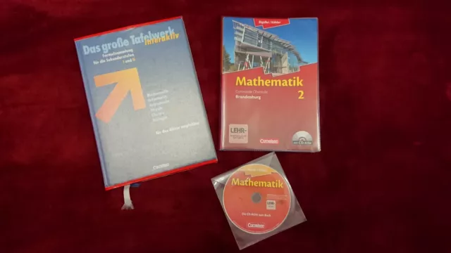 Das große Tafelwerk interaktiv Formelsammlung und  Mathematik 2 Cornelsen
