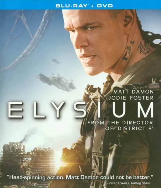 Elysium (DVD / Blu-Ray / Ultraviolet Combinaison Pack ) ( Neuf Bleu