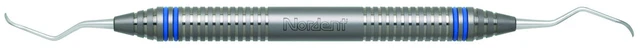 Nordent Xdura, Curette, DE, Columbia #2R-2L, DuraLite ColorRings Handle x2