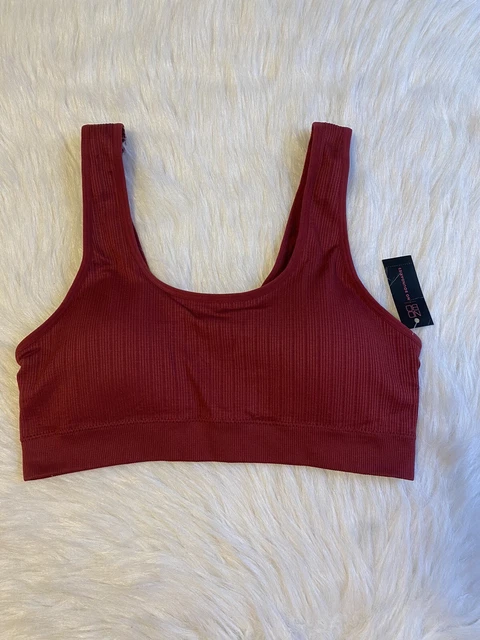 NO BOUNDARIES BRA Womens Juniors Size XL Red Seamless Wireless