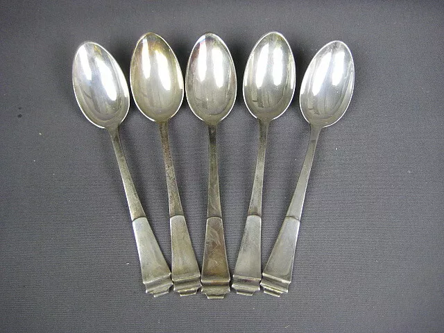 Wilkens Pagode 221 > 5x Kaffeelöffel aus 800´Silber