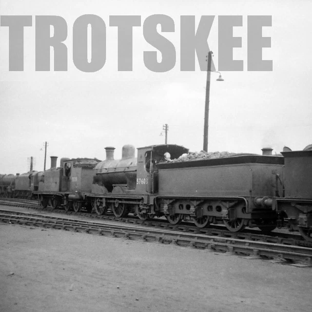 Larger Negative BR British Railways Steam Loco 57603 Class 3F-J c1955