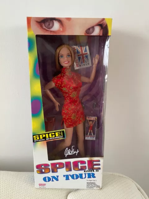 Spice Girls On Tour Geri Halliwell Ginger Spice Vintage Doll 1998. 