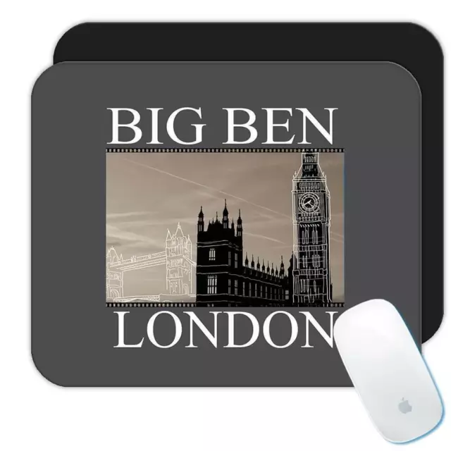 Gift Mousepad : Big Ben London Country England British United Kingdom Flag
