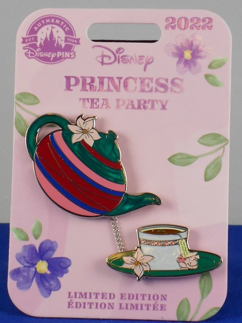 DISNEY PRINCESS TEA PARTY 2022 Teapot Teacup MULAN LE4000 Trading Pin £ ...