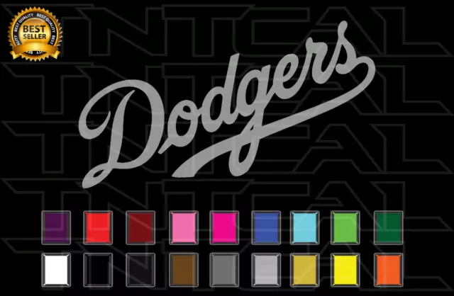 Los Angeles Dodgers Decal Sticker Baseball Team Logo MLB Vinyl Car Window Wall