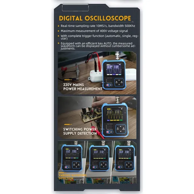 Innovativo tester transistor oscilloscopio digitale generatore di segnale DSOTC3