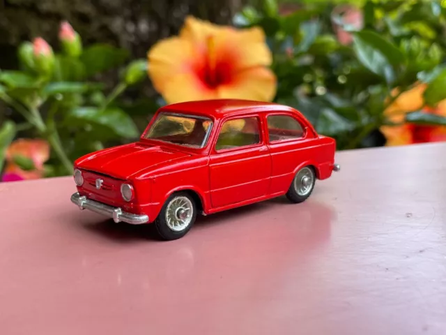 MERCURY FIAT 850 Mint so Dinky couleur rare Orange-red N. 38